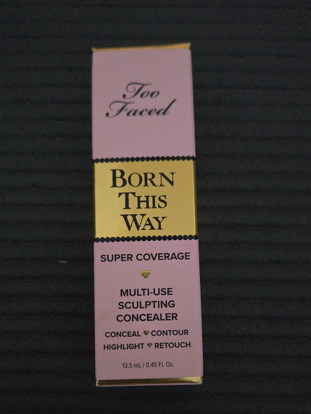 Too Faced Born This Way Multi-Use Sculpting Concealer - Pink & Gold Box